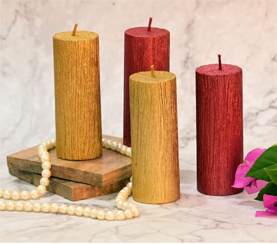 PILLAR CANDLE (Pack of 4) Signative Shop