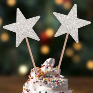 Glitter Star Cake Topper