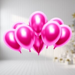 Pink Metallic Balloons