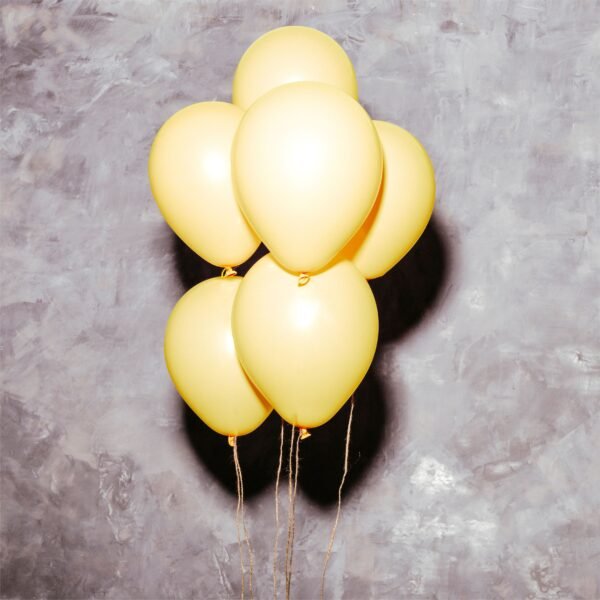 Yellow Pastel Balloons