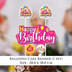 Balloons Cake Banner