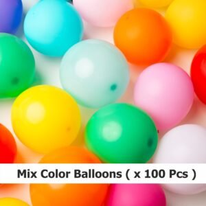 Mix Color Balloons (Pack of 100 pcs)