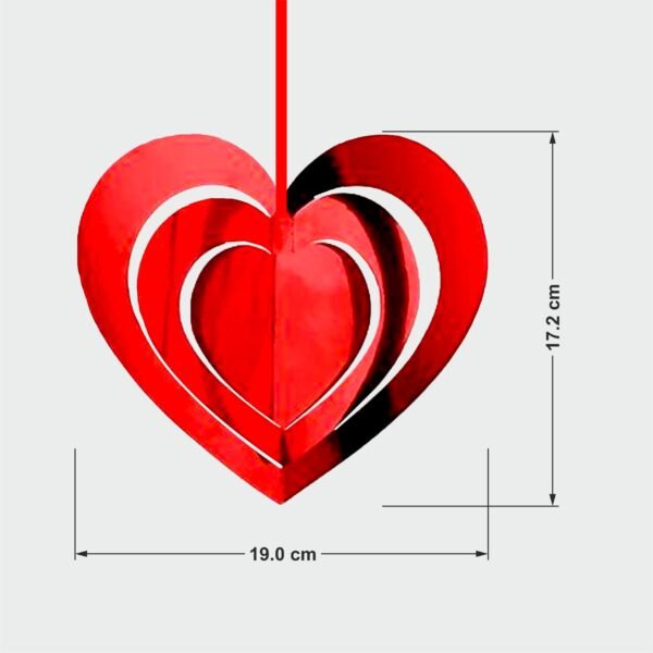 Valentine Day 3D Heart Hanging