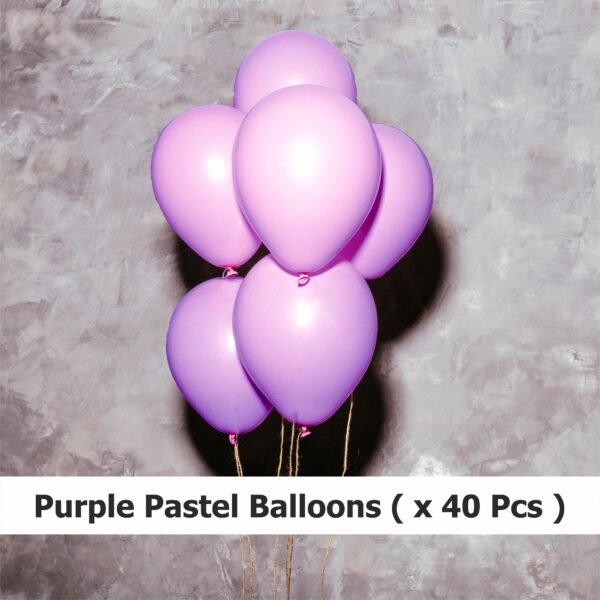 Purple Pastel Balloons