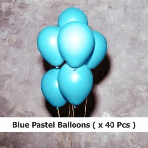 Blue Pastel Balloons
