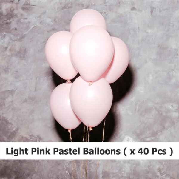 Light Pink Pastel Balloons