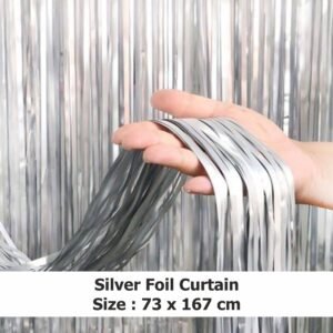 Silver Foil Curtain