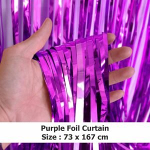 Purple Foil Curtain