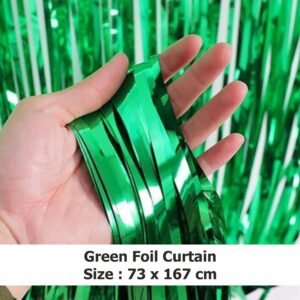 Green Foil Curtain