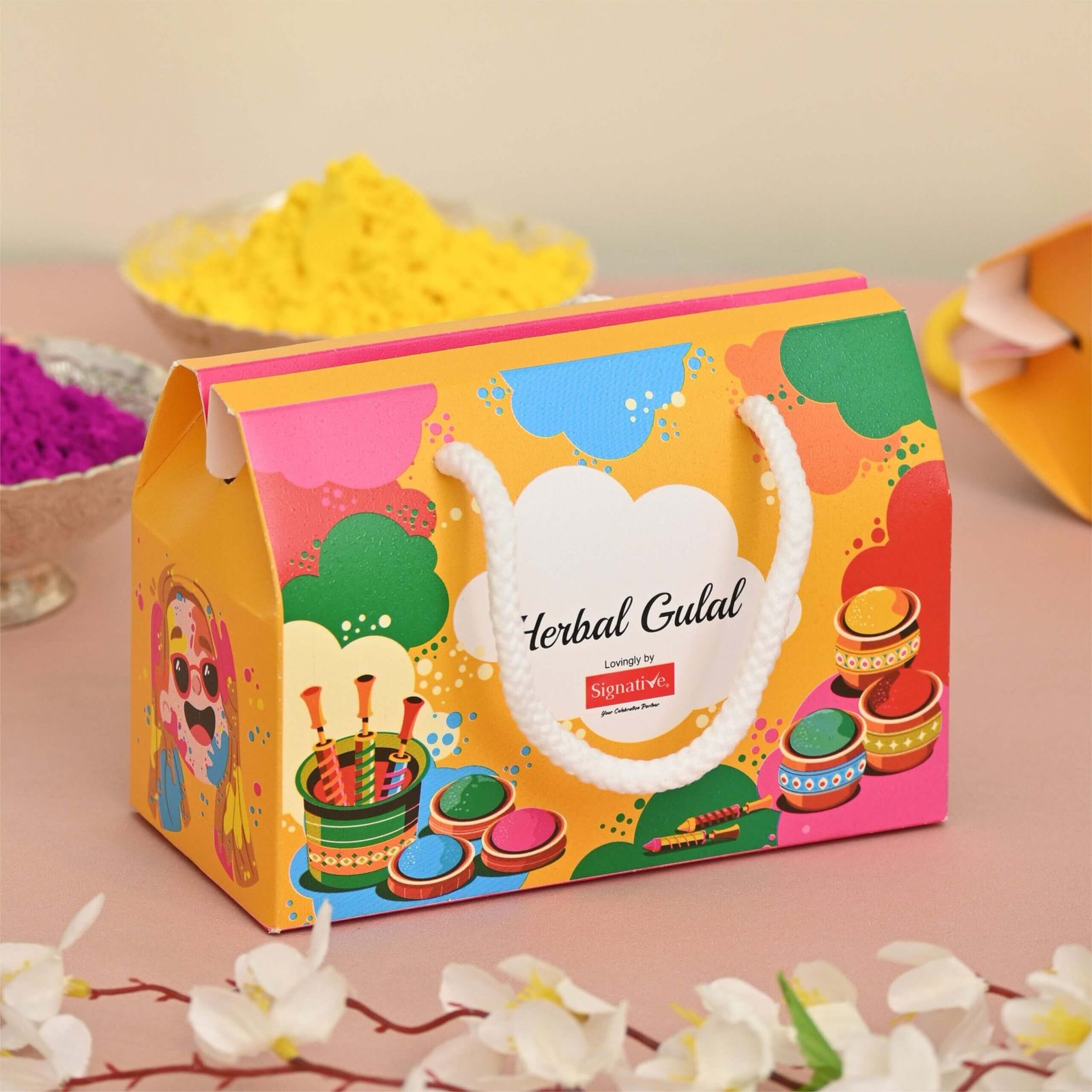 Best Holi Gift Hamper: Buy Organic Gulals. Natural Holi Water Colours &  Thandai DIY Kit – Advait Living