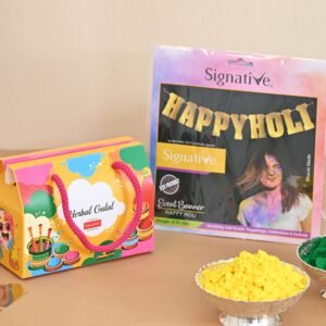 Holi Colours and Banner Decoration