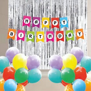 Colorful Birthday Party Decoration kit