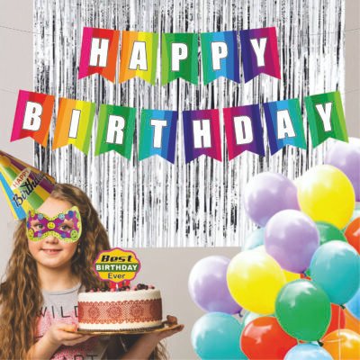 Colorful Birthday Party Decoration kit